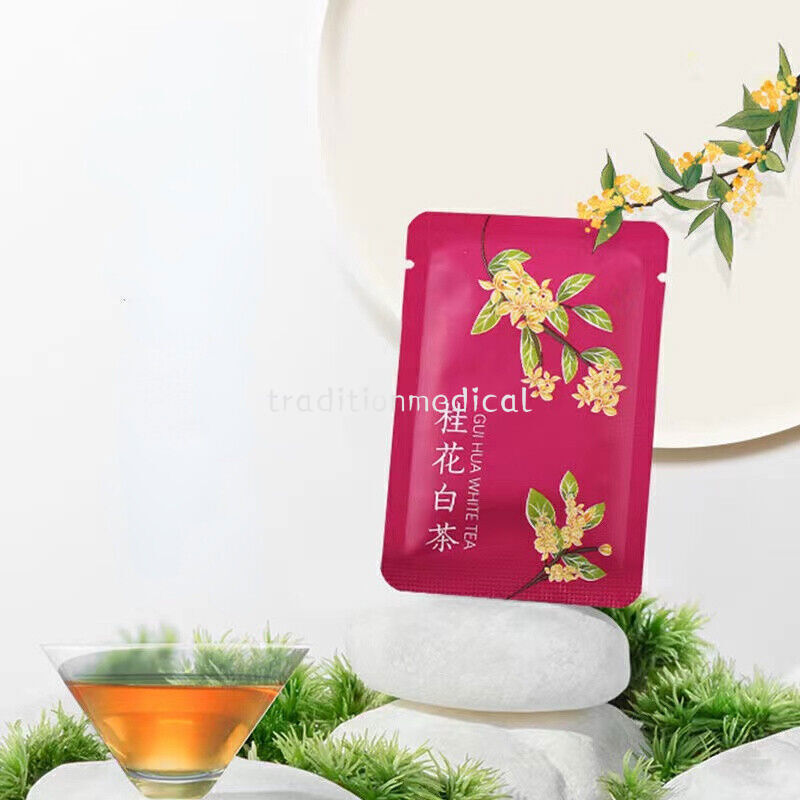 10pcs Sweet Olive Flower White Tea Top Fuding White Tea Brick Chinese Flower Tea