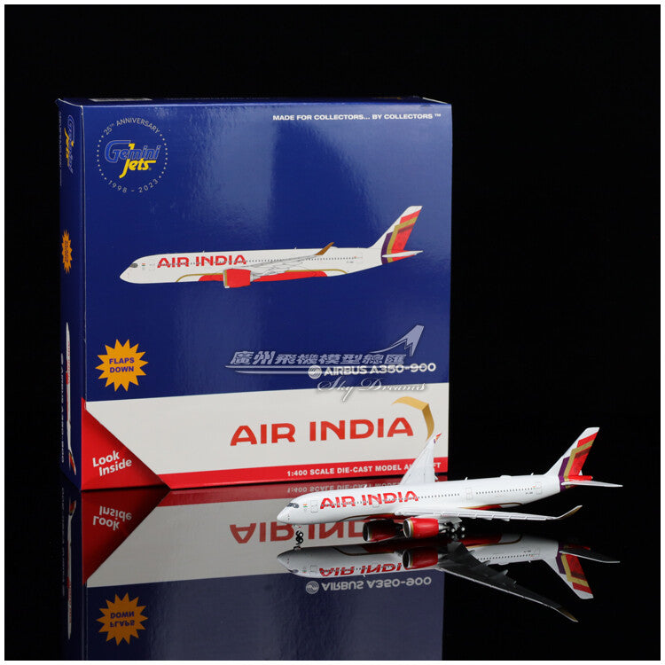 1:400 GeminiJets AIR INDIA BOEING A350-900 Airplane Diecast Plane Aircraft Model