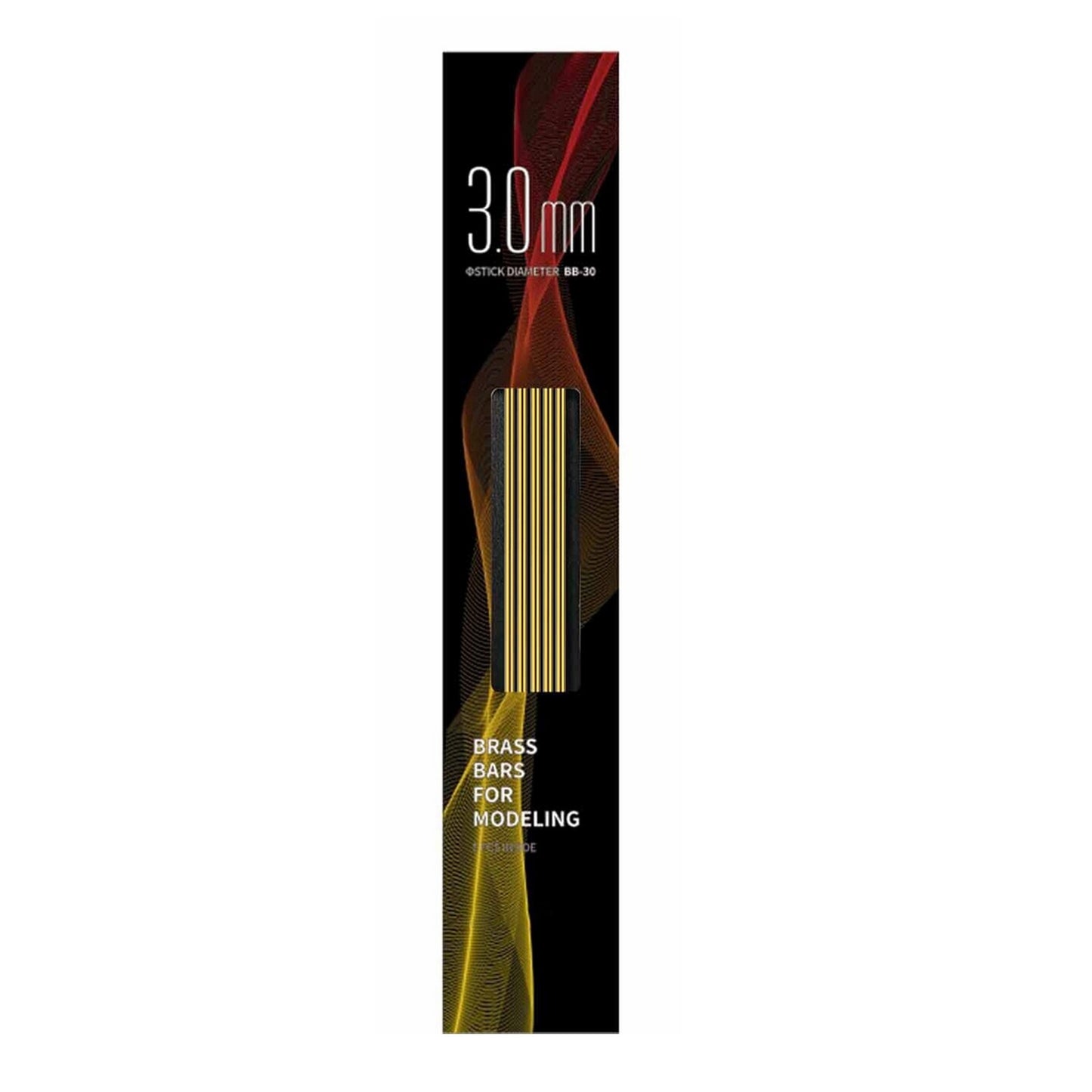 1 Box 3.0mm Modeling Hobby Brass Bars Rods Tool for Gundam/Military Model Craft