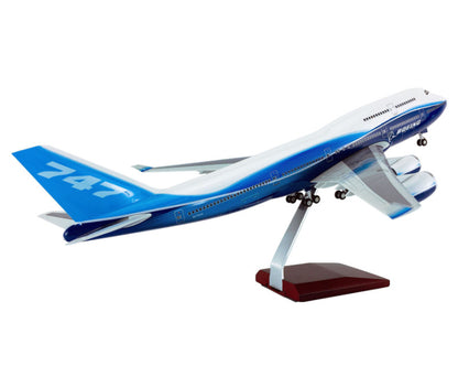 1:150 47CM BOEING 747-400 Passenger Airplane Landing Gear Resin Aircraft Model