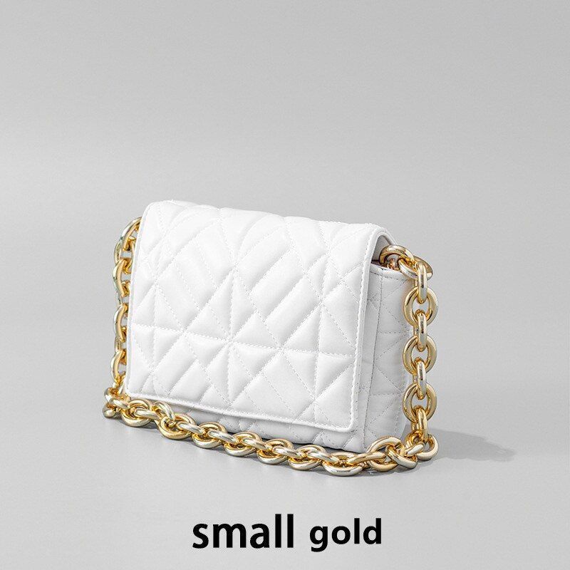 Handbag Green Small Flap Shoulder Bag Chain Clutch Bags Polyester Square Purse