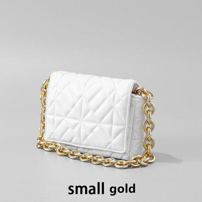 Handbag Green Small Flap Shoulder Bag Chain Clutch Bags Polyester Square Purse