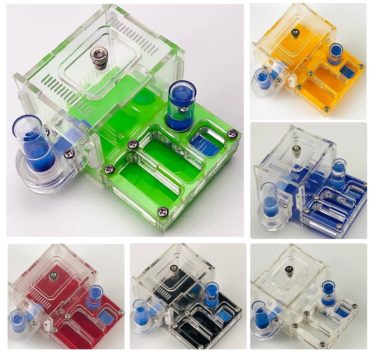 Ant Dural Water Towel Acrylic Pet Workshop Nest Farm House Activity Area 8x6x6cm
