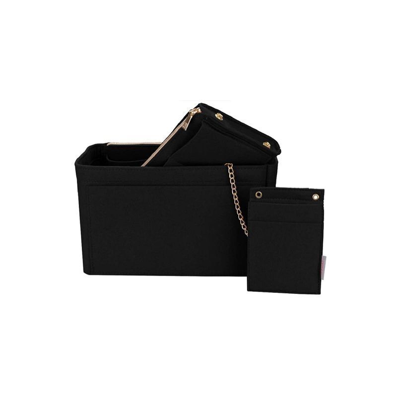 Cosmetic Purse Felt Cloth Insert Bag Handbag Organizer 17*34*18CM Traveling 1 PC