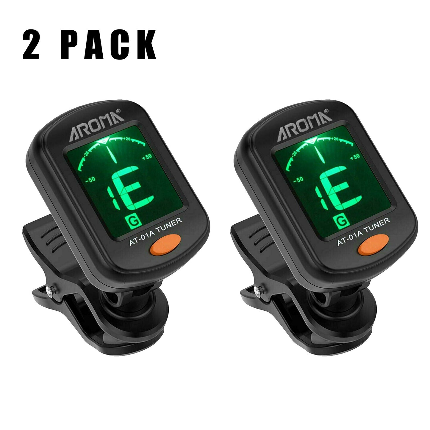 LCD Clip On Chromatic Acoustic Electric Guitar Bass Ukulele Banjo Violin Tuner