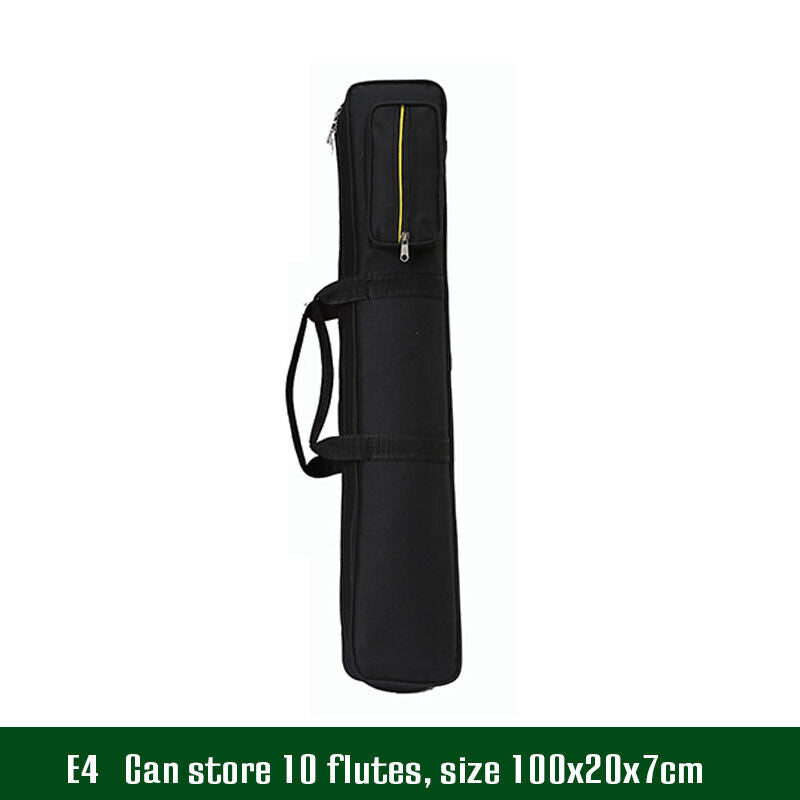 Portable Flute Bag Backpack Canvas Flute Storage Case Instrument Accessories