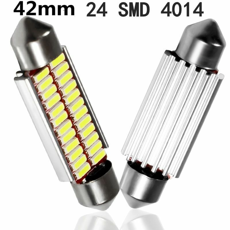 LED Bulb C5W C10W 31mm 36mm 39mm 42mm Super Bright 4014 SMD Canbus Auto Interior