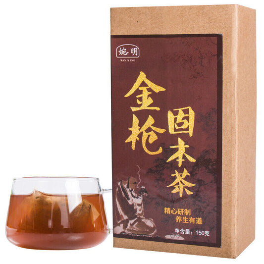 Golden Gun Solid TeaGinseng Five Treasures TeaMulberry Yellow Essence Tea