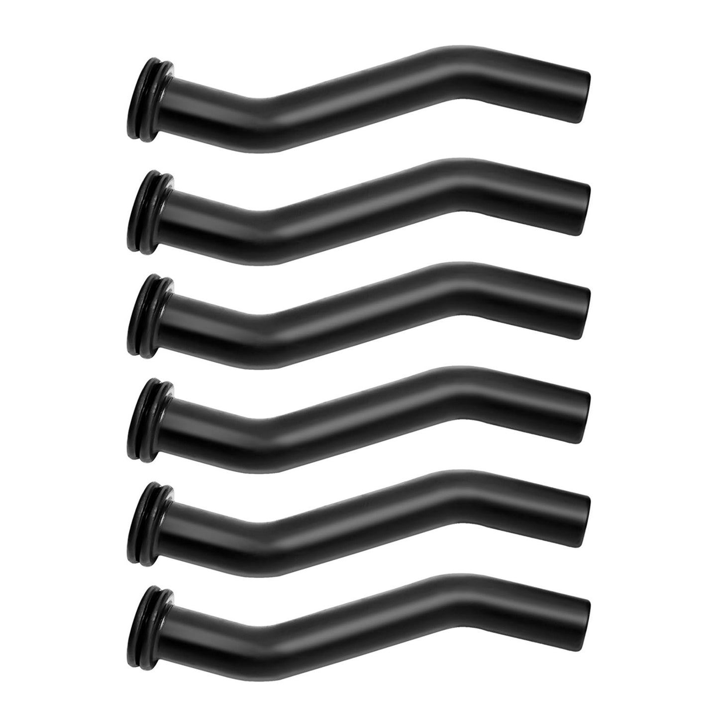 6PCS Vacuum Hose Compatible for Briggs & Stratton Engine Durable Rubber Material