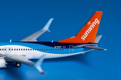1:400 JC Wings Sunwing BOEING 737-800 Passenger Airplane Diecast Aircraft Model