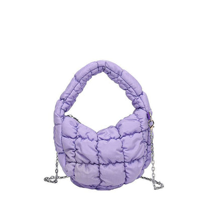 Handbag Pleated Mini Cloud Bag Messenger Chain Crossbody Shoulder Bags 20*13*6cm