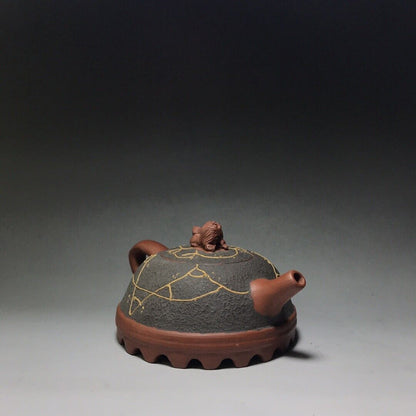 Chinese Yixing Zisha Clay Handmade Exquisite Teapot （半月壶 底款：顾景舟）