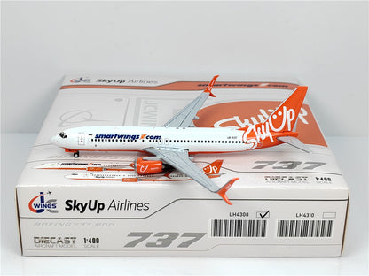 1:400 JC Wings SKYUP AIRLINES BOEING B737-800 Passenger Airplane Diecast Model