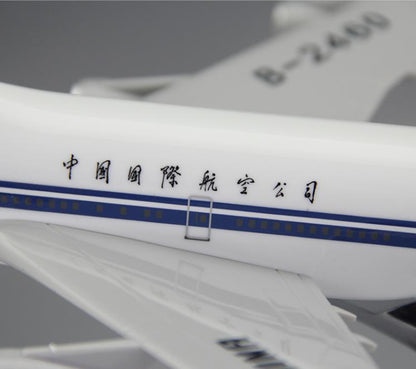 40CM AIR CHINA BOEING 747-400 B-2468 Passenger Airplane Resin Aircrarft Model