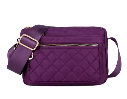 Shoulder Bags Handbags Solid Messenger Bag Small Nylon Purse 22*10*15CM Zipper