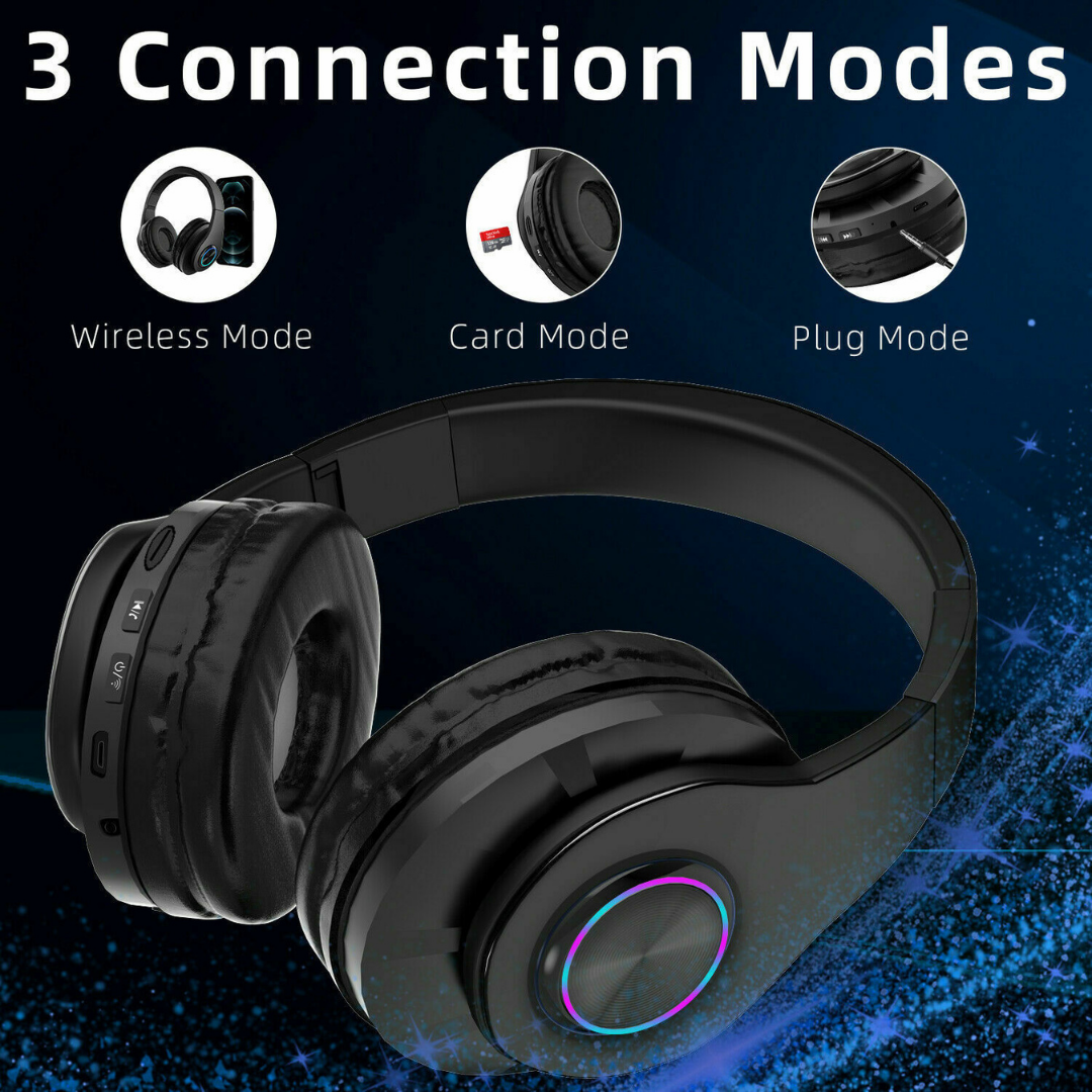 Audifonos Bluetooth Auriculares con Bajo y Cancelacion de Ruido DUAL MODE USA*