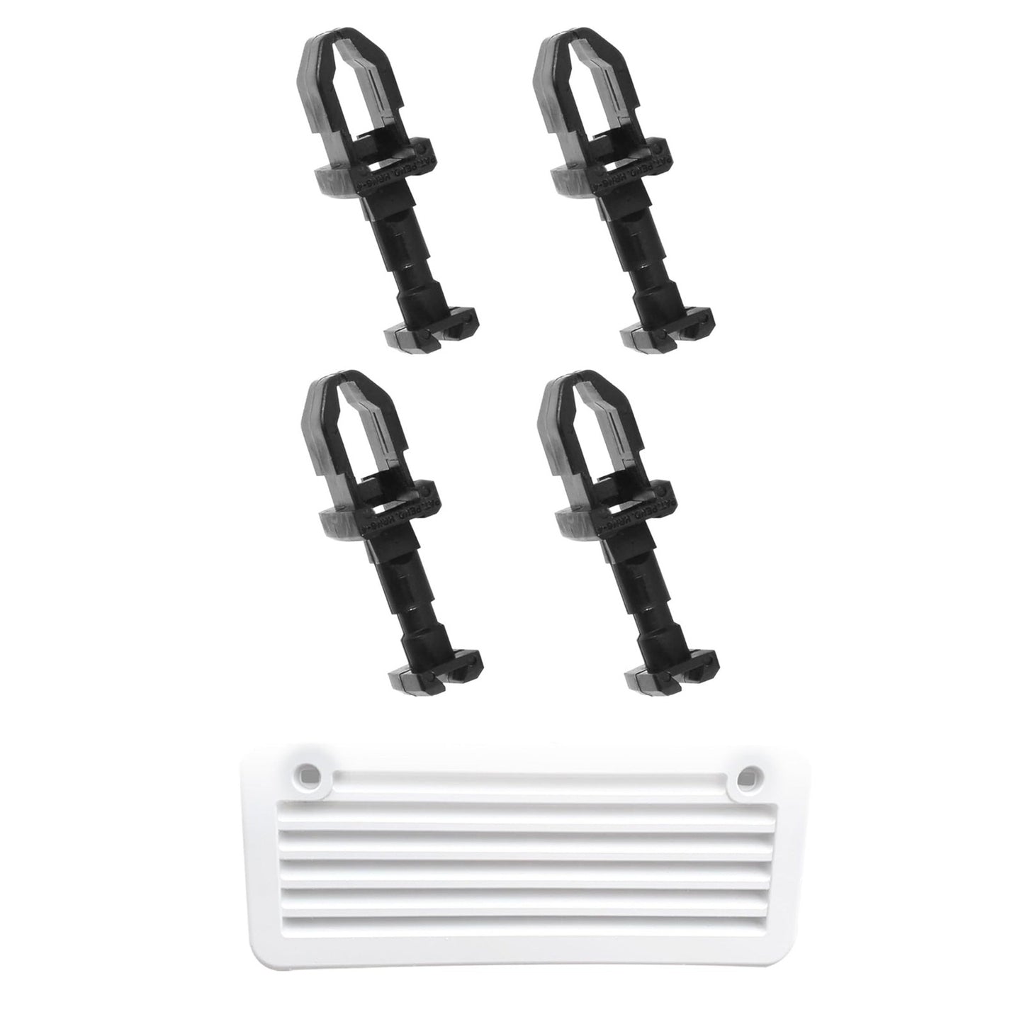 4 Pack Clips 617772 RV Refrigerator Vent For Norcold 1/2 Inch Service Door