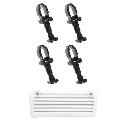 4 Pack Clips 617772 RV Refrigerator Vent For Norcold 1/2 Inch Service Door