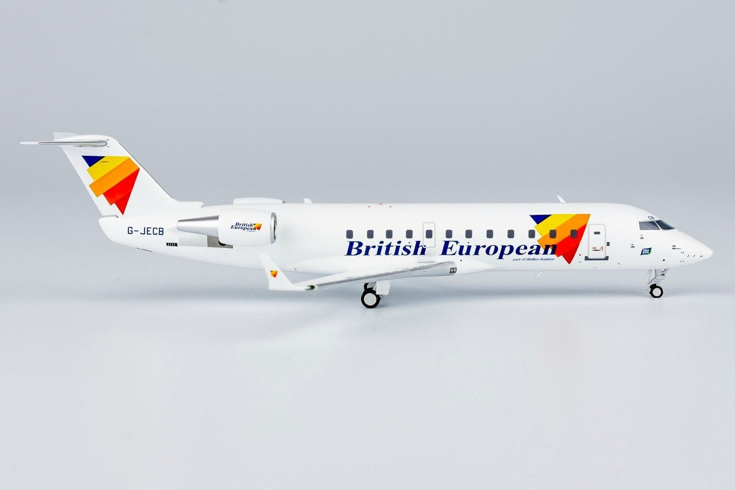 1:200 NG Model British European Bombardier CRJ200ER Airplane Diecast Plane Model