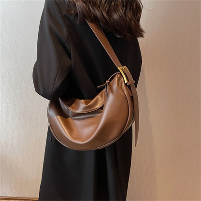 Crossbody Bags Luxury Handbags Solid Soft Shoulder Bags Travel Hobos Vintage 1PC