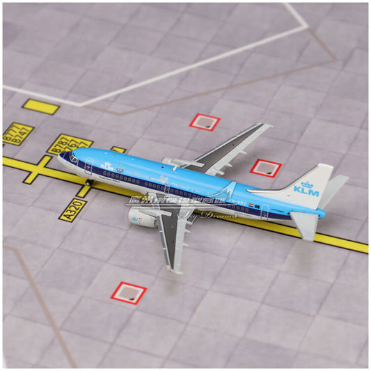 1:400 JC Wings KLM Boeing 737-300 Passenger Airplane Diecast Aircraft Model