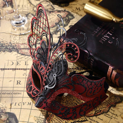 Venetian Luxury Butterfly Filigree Mask Masquerade Carnival