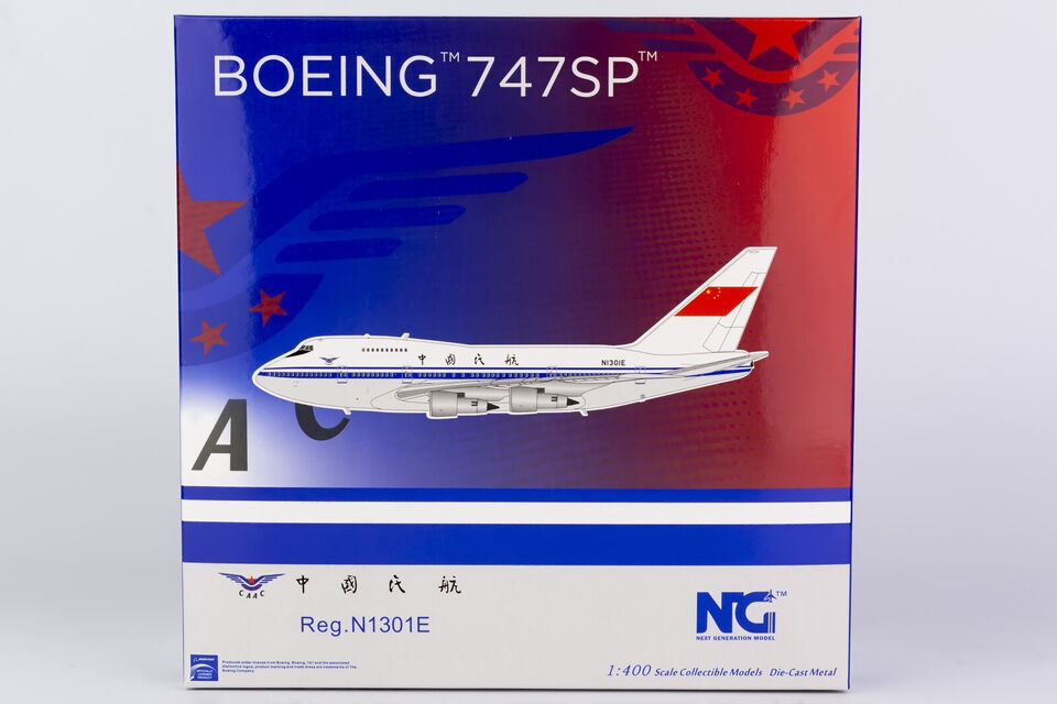 1:400 NG Model CAAC BOEING 747SP Passenger Airplane Diecast Aircraft Plane Model