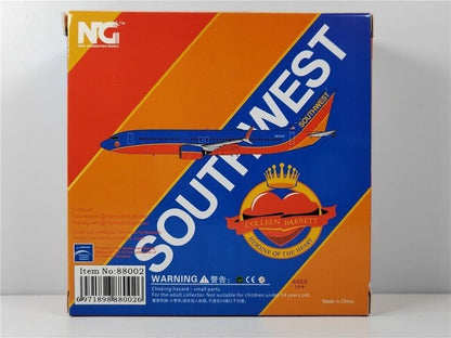 1:400 NG Model Southwest BOEING 737 MAX 8 Passenger Airplane Diecast Plane Model