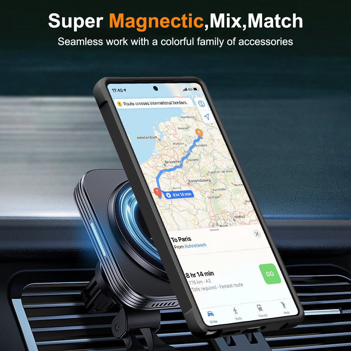 Magnetic Case for Samsung Galaxy S25 S24 Ultra S25 Plus with Mag-Safe Slim Cover