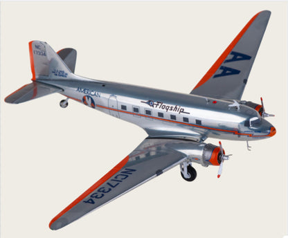 1:200 JC Wings American Airlines Plane DC-3 Diecast Aircraft Model