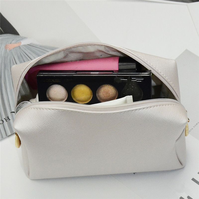 Makeup Bag Cosmetic Organizer Zipper Toiletry Pouch Traveling Case Accessories
