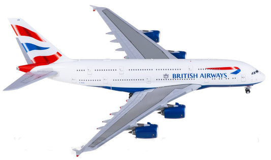 1:400 Geminijets British Airways Airbus A380 Passenger Airplane Diecast Model