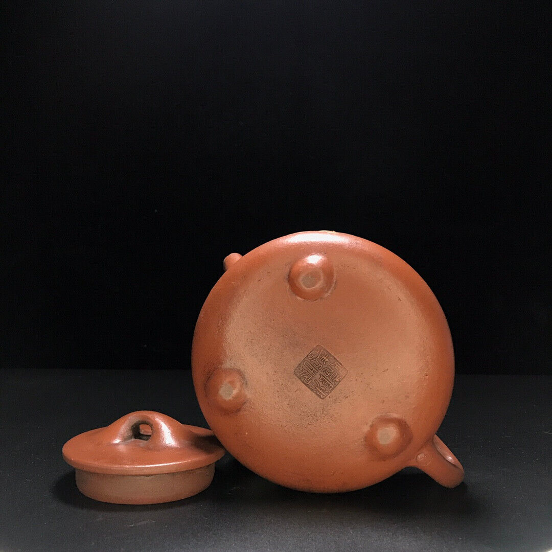 Chinese Yixing Zisha Clay Handmade Exquisite Teapot （石瓢壶 底款：陈鸣远）