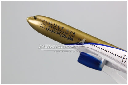 16cm Gulf Air AIRBUS A330 Passenger Airplane Aeroplane Diecast Aircraft Model