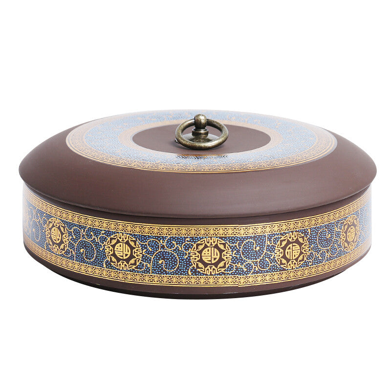Purple Clay Tea Pot Ceramic Seal Storage Tea Pot Tea Box Tea Storage Box