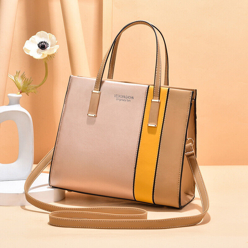 Women's Boston Bag Leather Crossbody Shoulder Bag Satchel Tote Handbags