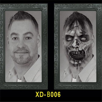 Halloween 3D Ghost Photos Frame Decoration Spooky Party Delivers Crafts Horror