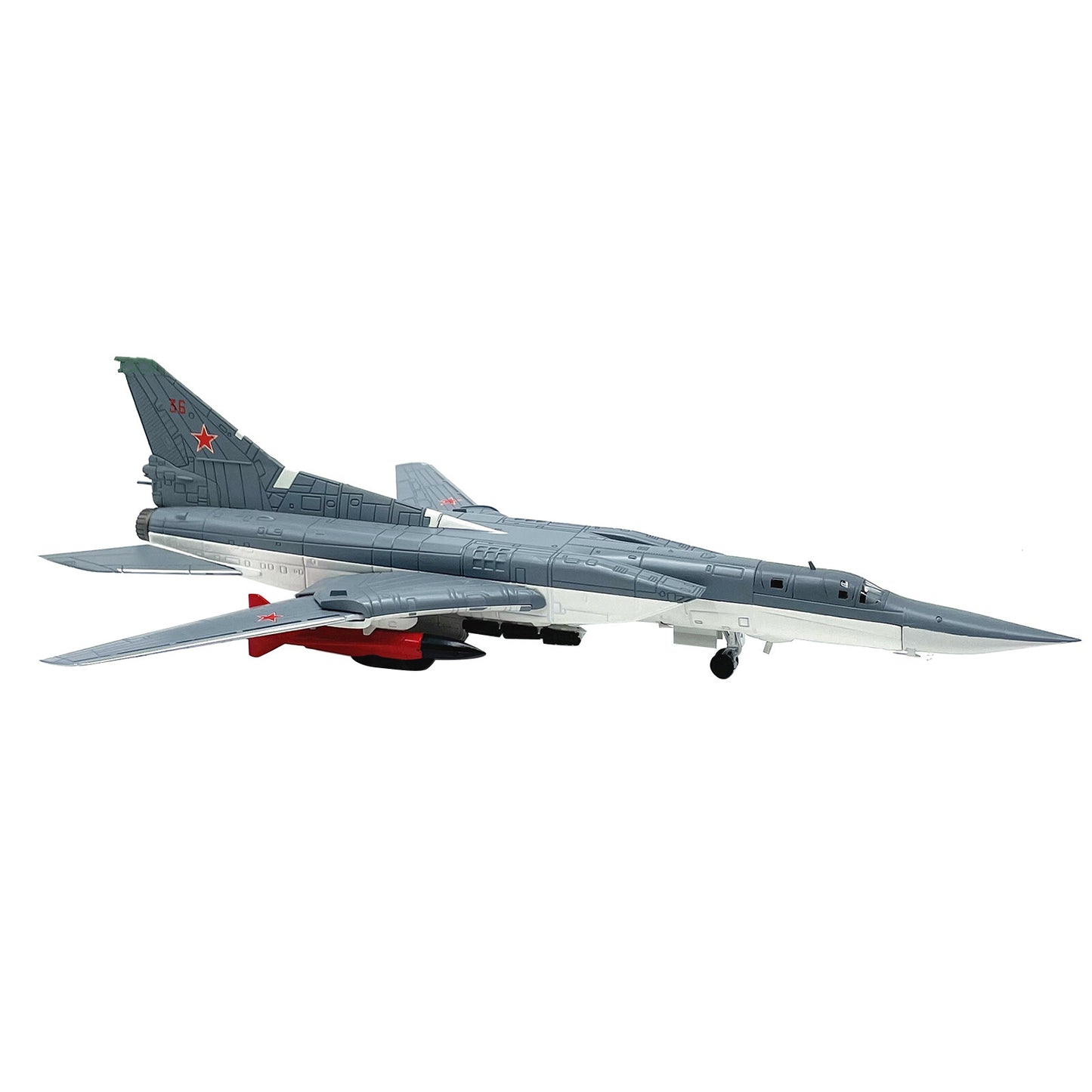 1:144 Russian TU-22M3 Backfire Bomber Alloy Aircraft Diecast Model With Stand