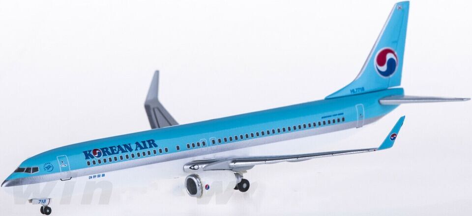 1:400 Hogan KOREAN AIR BOEING 737-900 Passenger Airplane Diecast Aircraft Model