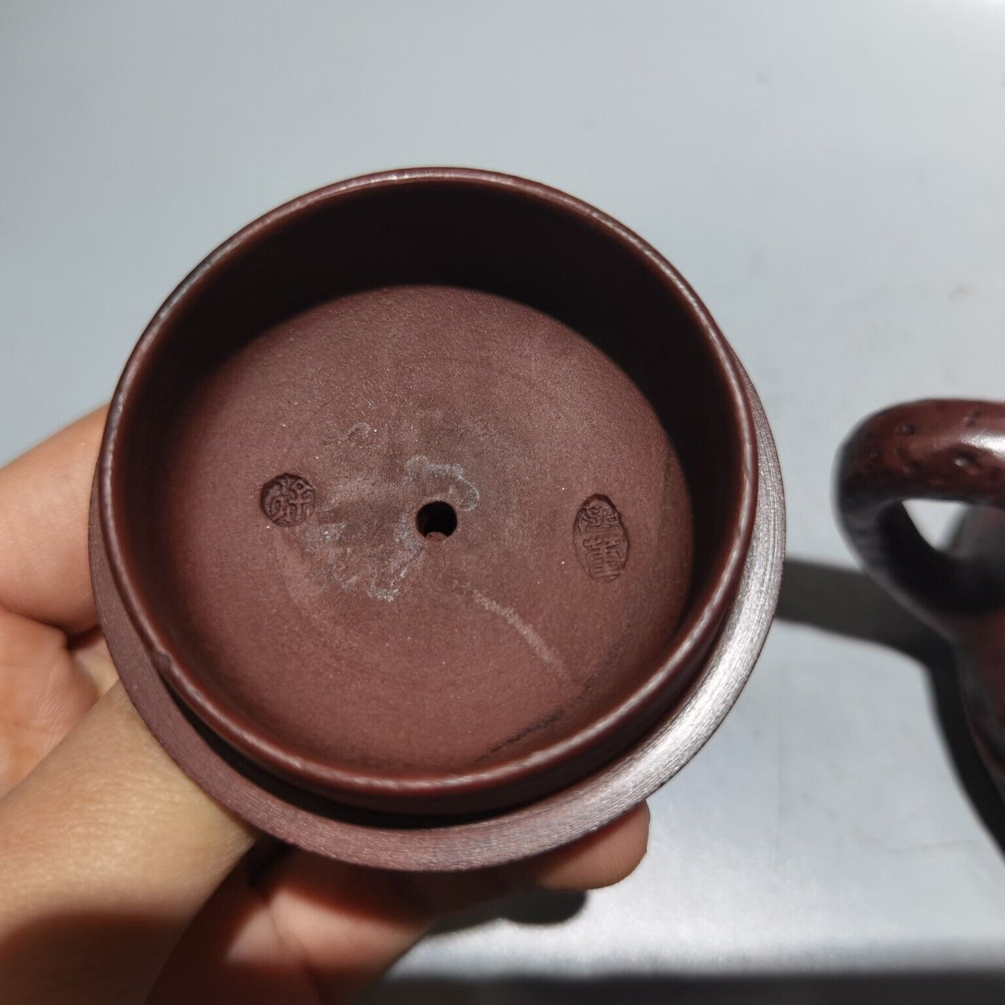 Vintage Chinese Yixing Purple Clay Teapot Zisha Ceramic Carving Dragon Teaware