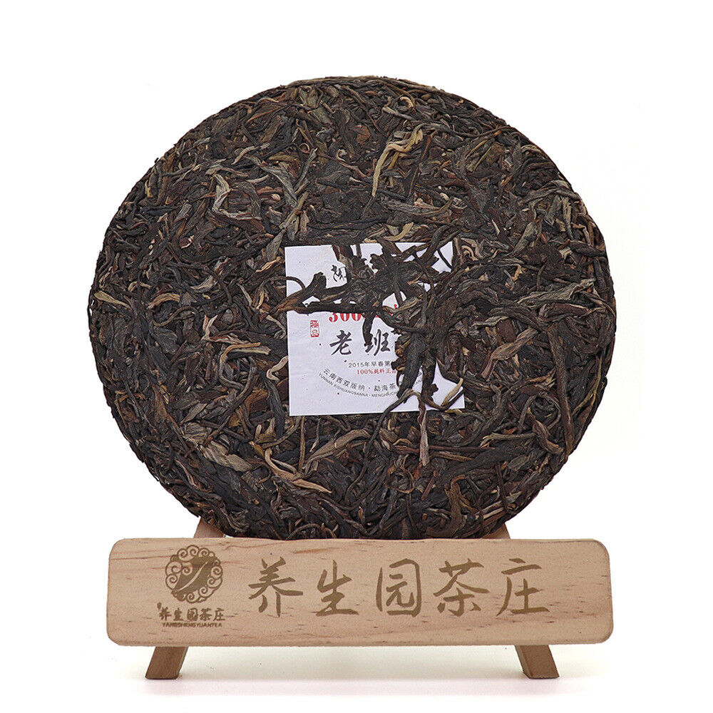 357g Pu'er Teekuchen Vorfrühling OldBanzhang SevenSeed Cake Pu'er Rohtee
