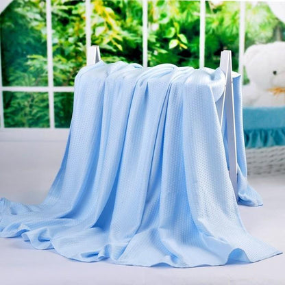 Original Bamboo Soft Summer Bedding Textured Blanket Twin Full Size Queen King