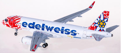 1:200 JC Wings Edelweis AIRBUS A320 Passenger Airplane Diecast Aircraft Model