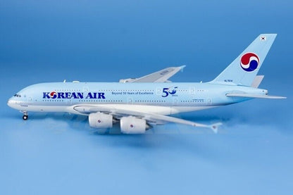 1:400 JC Wings KOREAN AIR AIRBUS A380 Passenger Airplane Diecast Aircraft Model