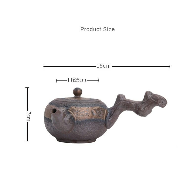 18cm Side Handle Teapot Ceramic Tea Pot Drinkware Chinese Kung Fu Tea Set