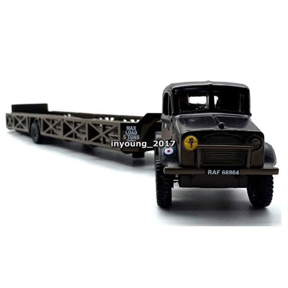 1/76 Bedford Queen Mary Trailer Diecast Model Metal Vehicle Collection Brown