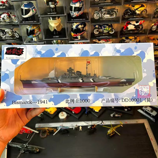 1/1000 German Navy KMS Bismarck battleship warship model