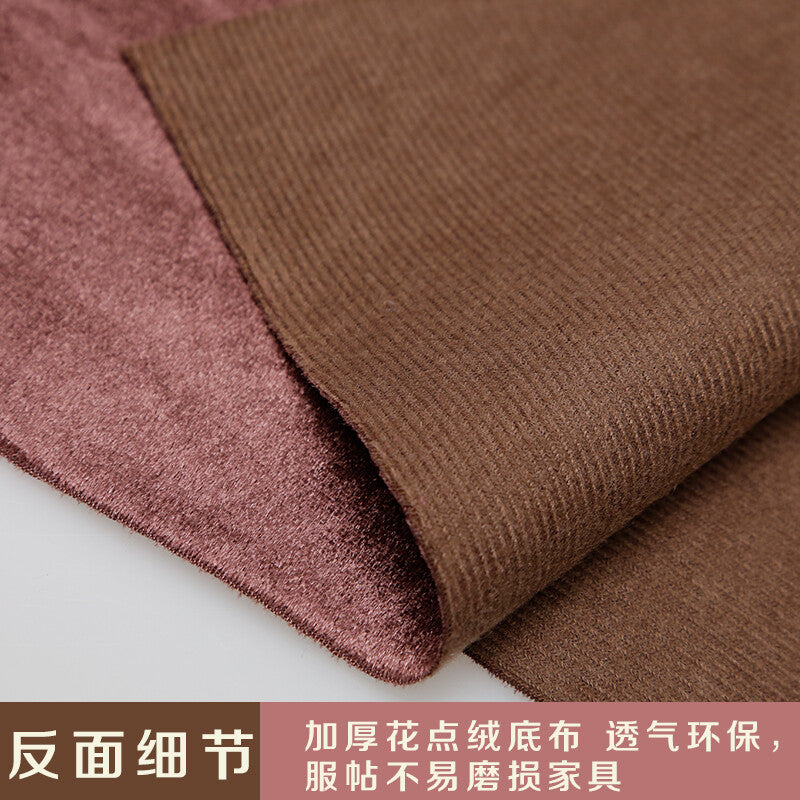 Sofa Upholstery Velour Fabric Thick European Soft Roll Cushion Velvet DIY Cloth