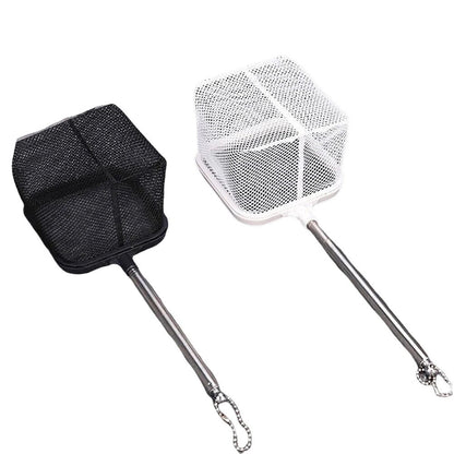 Aquarium Square Fishing Net Extendable Long Handle With Suction Cup Fishing Gear