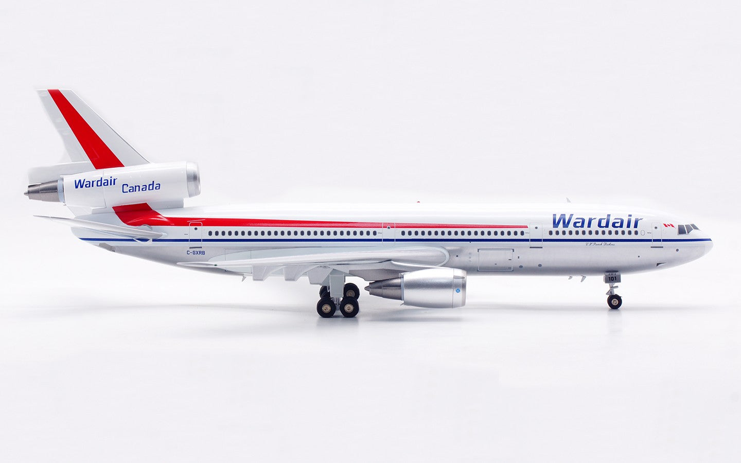 1:200 InFlight Wardair DC10-30 C-GXRB Passenger Airplane Diecast Aircraft Model